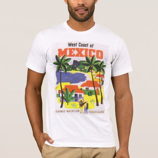 Westkust van Mexico T-shirt (Voorkant)