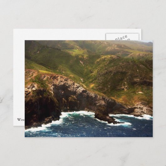 westkust van Moloka'i Briefkaart (Voorkant / Achterkant)