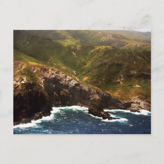 westkust van Moloka'i Briefkaart (Voorkant)