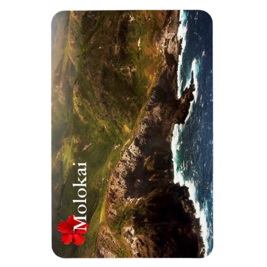 westkust van Molokai Magneet (Verticaal)