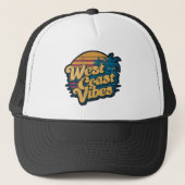 Westkust vibes trucker pet (Voorkant)
