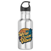 Westkust vibes waterfles  (Voorkant)
