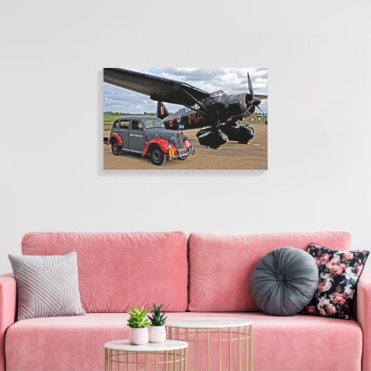 Westland Lysander Canvas Print (Insitu (Woonkamer))