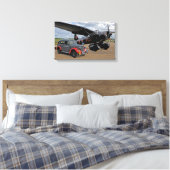Westland Lysander Canvas Print (Insitu (Slaapkamer))