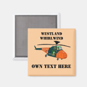 Westland Whirlwind Magneet (Voorkant / Achterkant)