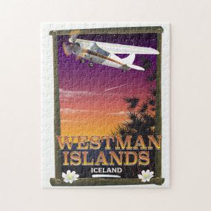 Westman-eilanden IJsland reisposter Legpuzzel