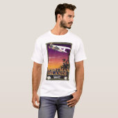 Westman-eilanden IJsland reisposter T-shirt (Voorkant volledig)