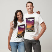 Westman-eilanden IJsland reisposter T-shirt (Unisex)