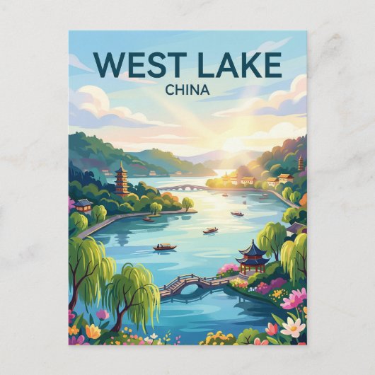 Westmeer China Briefkaart (Voorkant)