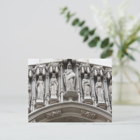 Westminster Abbey Architectuur Groot-Brittannië Ge Briefkaart (Staand voorkant)