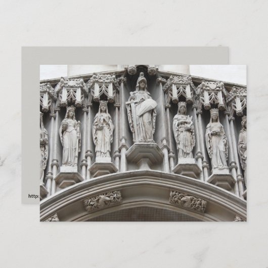 Westminster Abbey Architectuur Groot-Brittannië Ge Briefkaart (Voorkant / Achterkant)