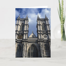 Westminster Abbey Bedankkaart