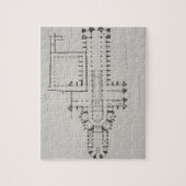 Westminster Abbey, bord 1 van 'Westminst' Legpuzzel (Verticaal)