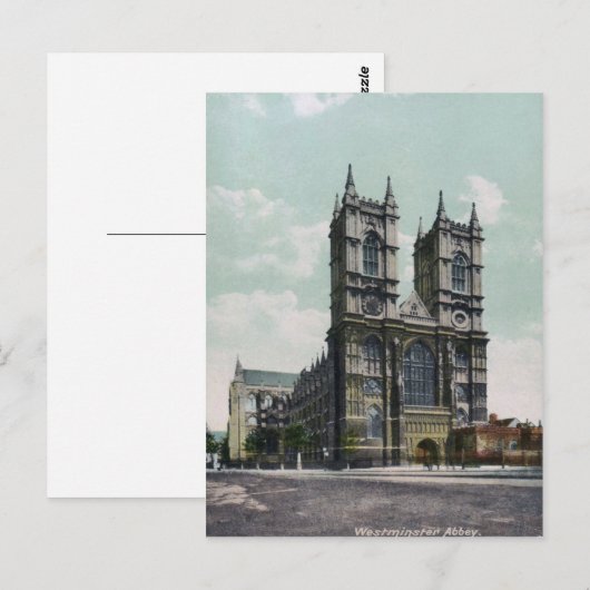 Westminster Abbey  Briefkaart (Voorkant / Achterkant)
