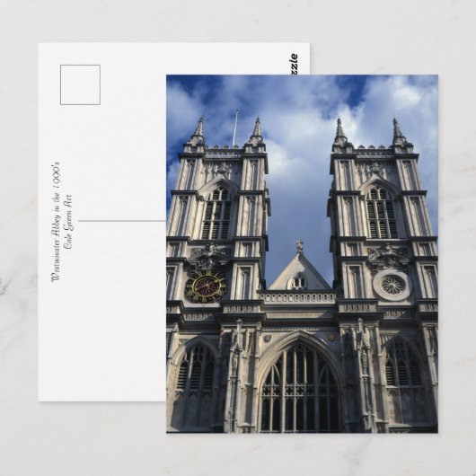 Westminster Abbey Briefkaart (Voorkant / Achterkant)