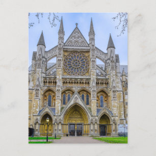 Westminster Abbey, Briefkaart in Londen