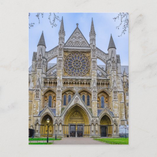 Westminster Abbey, Briefkaart in Londen (Voorkant)