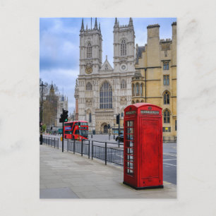 Westminster Abbey, Briefkaart in Londen