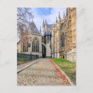 Westminster Abbey, Briefkaart in Londen