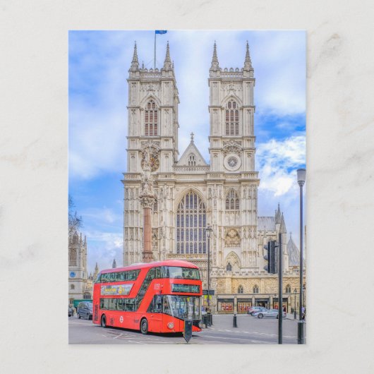 Westminster Abbey, Briefkaart Londen (Voorkant)