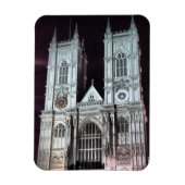 Westminster Abbey door Night Magneet (Verticaal)