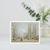 Westminster Abbey en Hospital uit 'London As It Briefkaart (Staand voorkant)