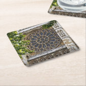 Westminster Abbey - Glas in lood Window - Onderzet Kartonnen Onderzetters (Schuin)