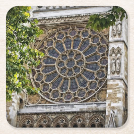Westminster Abbey - Glas in lood Window - Onderzet Kartonnen Onderzetters