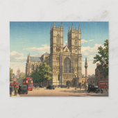 Westminster Abbey Japanese Woodblock Print Briefkaart (Voorkant)