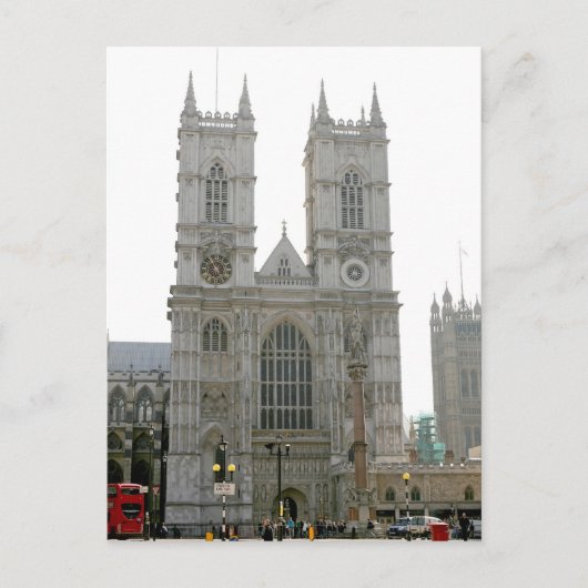 Westminster Abbey, Londen Briefkaart (Voorkant)