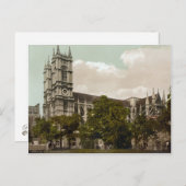 Westminster Abbey, Londen c.1895 Briefkaart (Voorkant / Achterkant)