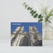 Westminster Abbey, Londen Engeland Briefkaart (Staand voorkant)