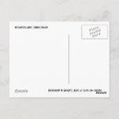 Westminster Abbey, Londen Engeland Briefkaart (Achterkant)