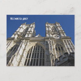 Westminster Abbey, Londen Engeland Briefkaart