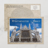 Westminster Abbey, Londen, Engeland Briefkaart (Voorkant / Achterkant)