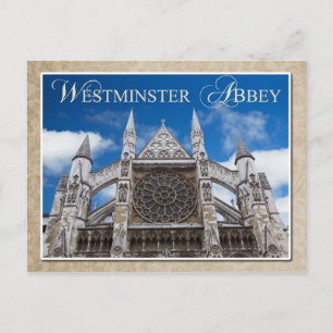 Westminster Abbey, Londen, Engeland Briefkaart