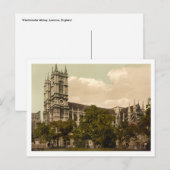 Westminster Abbey, Londen, Engeland Briefkaart (Voorkant / Achterkant)