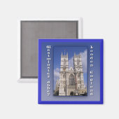 Westminster Abbey Londen Engeland Magnet (Voorkant / Achterkant)