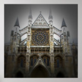 Westminster Abbey - Londen - Square Poster (Voorkant)