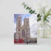 Westminster Abbey London Briefkaart Verenigd Konin (Staand voorkant)