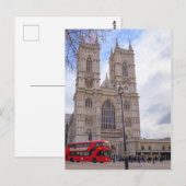 Westminster Abbey London Briefkaart Verenigd Konin (Voorkant / Achterkant)