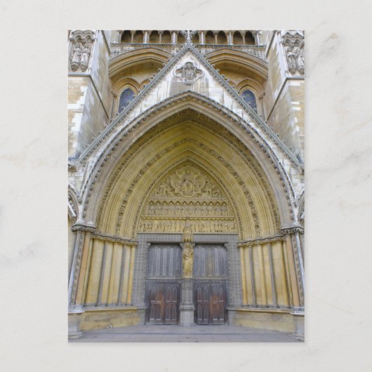 Westminster Abbey London Briefkaart Verenigd Konin (Voorkant)