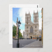 Westminster Abbey London Briefkaart Verenigd Konin (Voorkant / Achterkant)