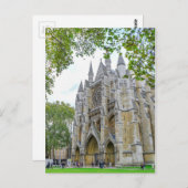 Westminster Abbey London Briefkaart Verenigd Konin (Voorkant / Achterkant)