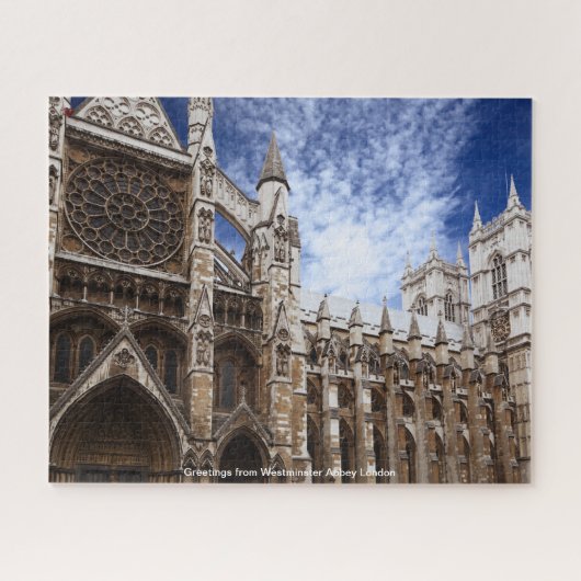 Westminster Abbey London Jigzaag Puzzle Legpuzzel (Horizontaal)
