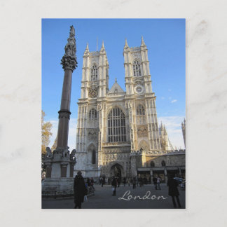 Westminster Abbey, London Postcard Briefkaart