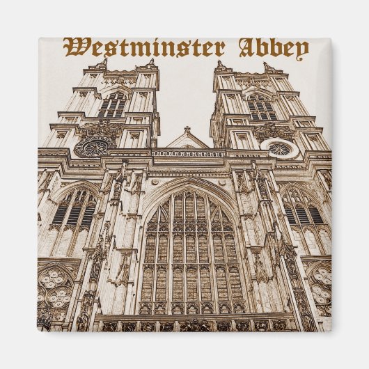Westminster Abbey Magneet (Voorkant)