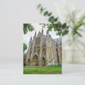 Westminster Abbey North Door, Briefkaart Londen Ve (Staand voorkant)