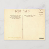 Westminster Abbey  Post Card Briefkaart (Achterkant)