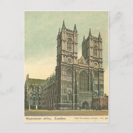 Westminster Abbey  Post Card Briefkaart (Voorkant)